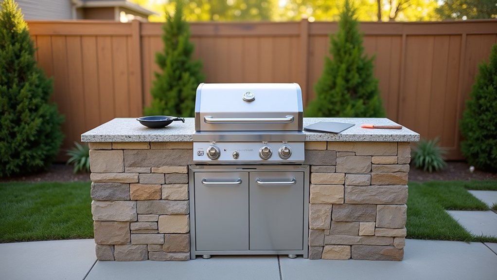 prefab vs masonry grill cost