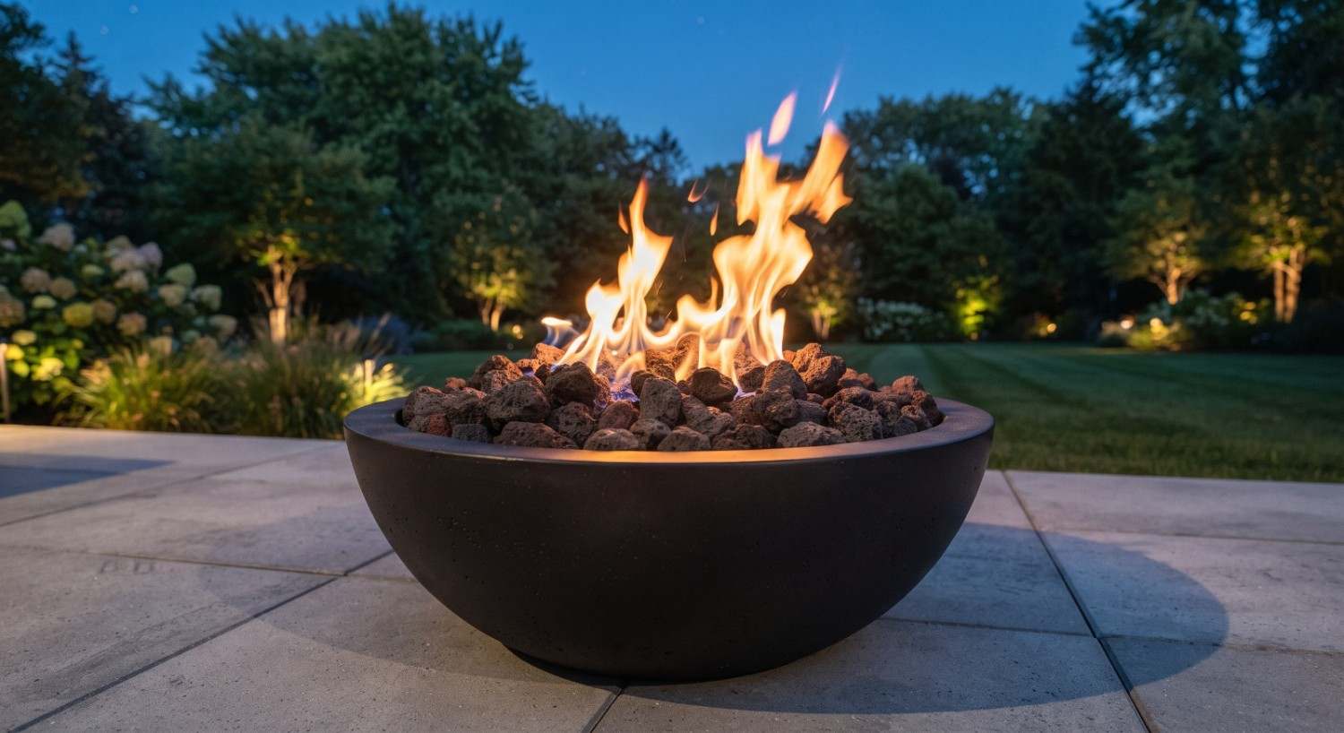 Building a Fireplace That Anchors an Established Yard